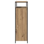 vidaXL Cabinet à chaussures avec 4 tiroirs rabattables Chêne artisanal 100x34x112 cm