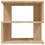 vidaXL Table d'appoint Chêne sonoma 40x40x40 cm Aggloméré