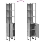 vidaXL Armoire de salle de bain sonoma gris bois d'ingénierie