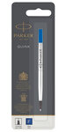 PARKER recharge Roller Ball  pointe fine  bleue  blister X 1