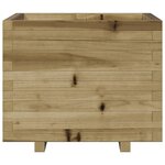 vidaXL Jardinière 60x60x49 5 cm bois de pin imprégné