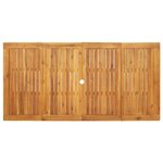 vidaXL Table à manger de jardin 180x90x75 cm bois massif d'acacia