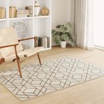 vidaXL Tapis intérieur extérieur à poils courts 120x180cm antidérapant