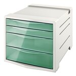 bloc de classement 4 tiroirs Colour'Ice - Vert