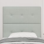 Lumière de tête LED vidaXL Grise 100 cm Velours