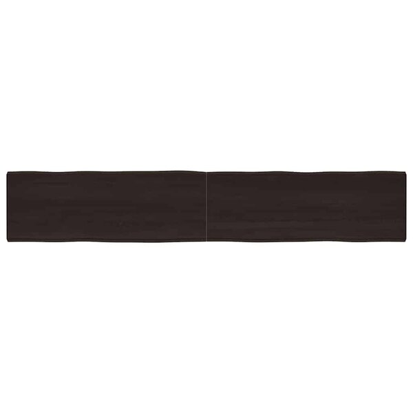 vidaXL Dessus de table bois massif traité bordure assortie