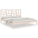 vidaXL Cadre de lit Bois massif 200x200 cm