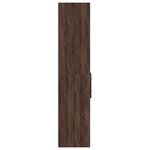 vidaXL Buffet haut chêne marron 40x42 5x185 cm bois d'ingénierie