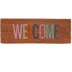 Paillasson en fibres de coco door multicolore