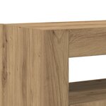 vidaXL Buffet Chêne artisanal Bois d'ingénierie 116 x 30 x 75 cm Buffet