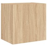 vidaXL Meubles TV muraux 2 Pièces chêne sonoma 40 5x30x40 cm