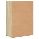 vidaXL Buffet chêne sonoma 60x30x84 cm bois d'ingénierie
