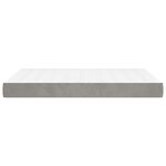 vidaXL Matelas de lit à ressorts ensachés 120x210x20 cm velours