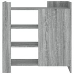 vidaXL Buffet sonoma gris 73 5x35x75 cm bois d'ingénierie