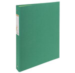Classeur rembordé papier 4 anneaux 30mm Forever - A4, vert foncé EXACOMPTA