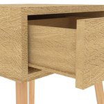 vidaXL Table de chevet Chêne sonoma 40x40x56 cm Bois d'ingénierie