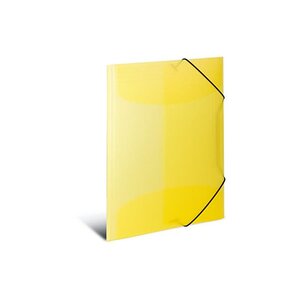 Chemise à 3 rabats A3 PP Jaune transparent HERMA
