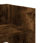 vidaXL Étagère murale chêne fumé 100x35x30 5 cm bois d'ingénierie