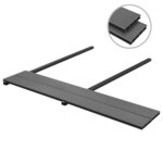 vidaXL Panneaux de terrasse WPC avec accessoires 35 m² 4 m Gris