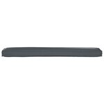 vidaXL Coussins de Palette pour Banc 2 Pièces Anthracite 200x40x8 cm Tissu Oxford