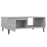 vidaXL Table basse Sonoma gris 90x60x35 cm Aggloméré