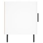 vidaXL Tables de chevet 2 Pièces blanc 40x40x50 cm bois d’ingénierie