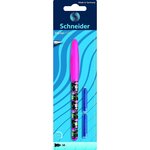 Stylo à plume voyage 1 pièce + 2 cartouches modèle aléatoire schneider