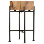 vidaXL Ensemble de tables d'appoint 2 Pièces Bois d'acacia massif