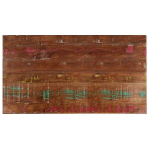 vidaXL Dessus de table 120x60x3 8cm rectangulaire bois massif récupéré