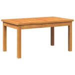 Table basse vidaXL 75x40x38 cm en bois massif d'acacia
