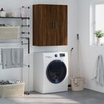vidaXL Armoire murale chêne marron 69 5x34x90 cm