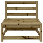 vidaXL Canapé de jardin sans accoudoirs 70x70x67 cm bois pin imprégné