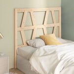 vidaXL Tête de lit 96x4x100 cm Bois massif de pin
