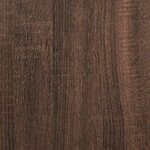 vidaXL Cadre de lit sans matelas chêne marron 100x200 cm