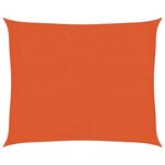 vidaXL Voile d'ombrage 160 g/m² Orange 2 5x3 m PEHD