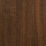 vidaXL Banc à chaussures chêne marron 102x32x50 cm bois d'ingénierie