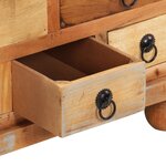 vidaXL Table basse Bois de récupération 70 x 70 x 38 cm