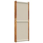 vidaXL Cloison de séparation 4 panneaux gris clair 280x180 cm