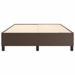 vidaXL Cadre de lit sans matelas marron 140x200 cm similicuir