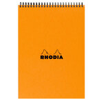 Bloc RI Classic ORANGE 21x29,7cm 80F 80g Q.5x5 RHODIA