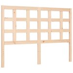 vidaXL Cadre de lit sans matelas 140x200 cm bois massif