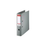Classeur à levier plastique Standard A4 Dos 75 mm Gris ESSELTE