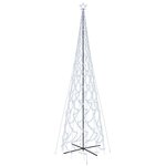 vidaXL Arbre de Noël cône 3000 LED Blanc froid 230x800 cm