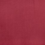vidaXL Fauteuil cabriolet rouge bordeaux velours