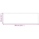 vidaXL Écran de balcon sable 90x300 cm 100  polyester oxford
