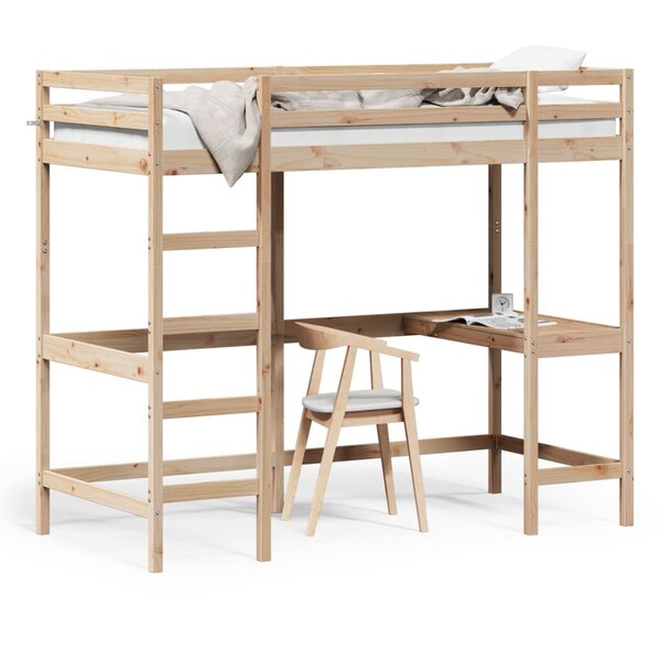 vidaXL Lit superposé sans matelas 90x190 cm bois massif de pin