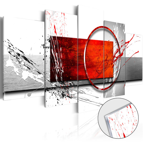Tableau sur verre acrylique - wintry expression [glass] l x h en cm 200x100