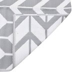 vidaXL Tapis d'extérieur Gris 190x290 cm PP