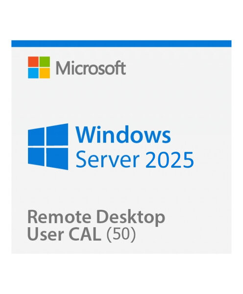 Microsoft Windows Server 2025 Remote Desktop Services (RDS) 50 device connections - Clé licence à télécharger