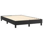 vidaXL Cadre de lit sans matelas noir 120x200 cm similicuir